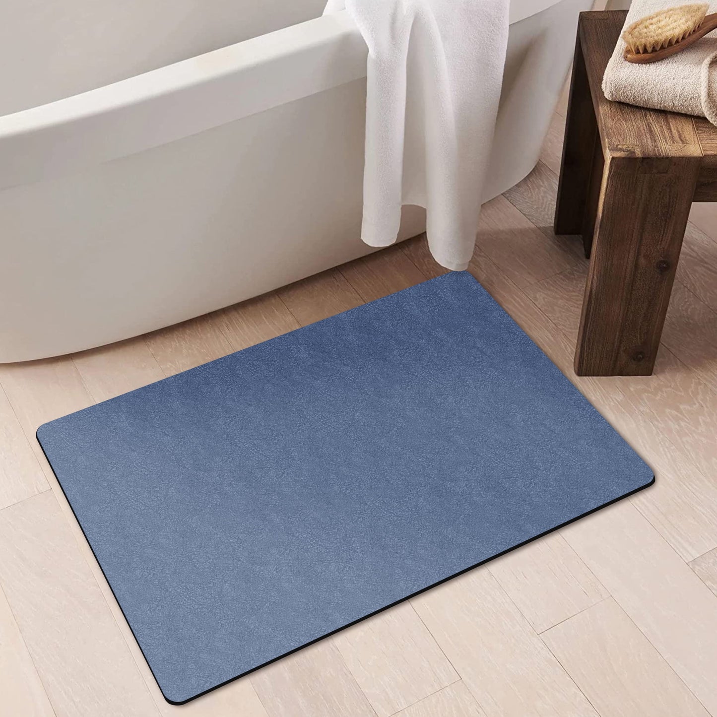 Bath Mat Rug, Non Slip Quick Dry Super Absorbent Thin Bathroom Rugs
