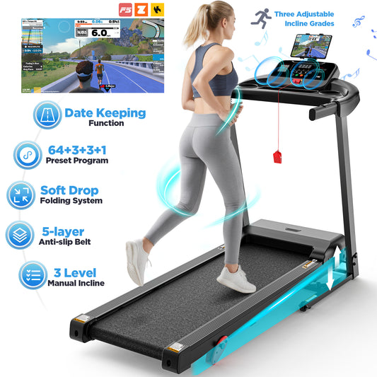 Treadmill for Home, Folding Treadmill with Incline, Treadmill 300lbs Capacity